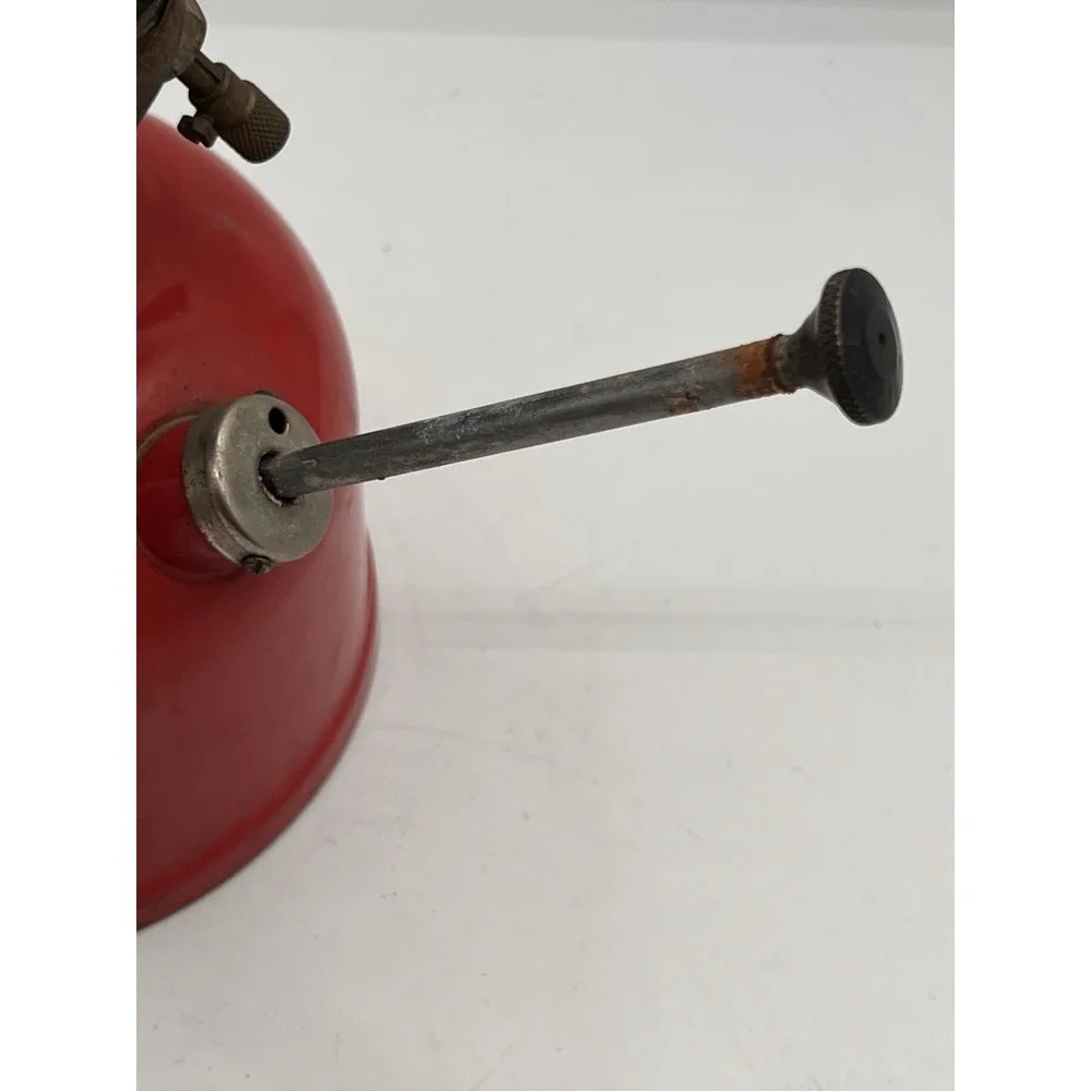 Coleman 200A Lantern - Red Vintage 1955 No Glass